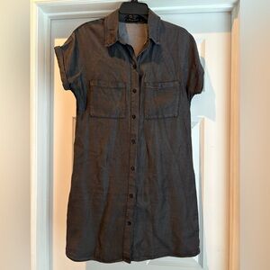 Zilcremo Black Shirt-Dress